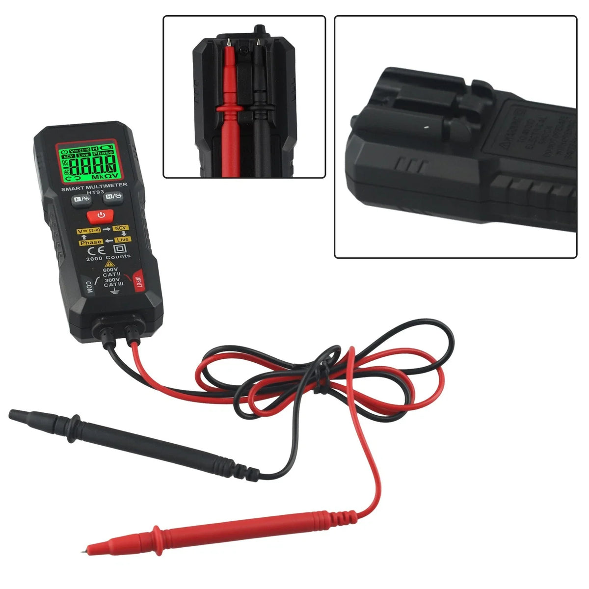 Digital Multimeter HT93 with NCV Detection for Automotive Use