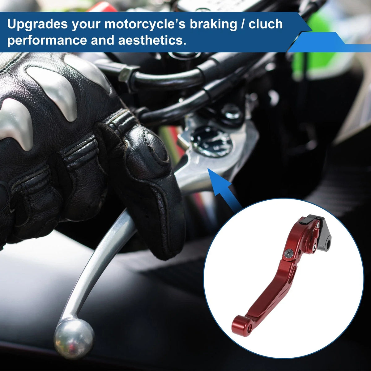 Adjustable Brake Clutch Levers for Honda X11 (1999–2002) Solid Red