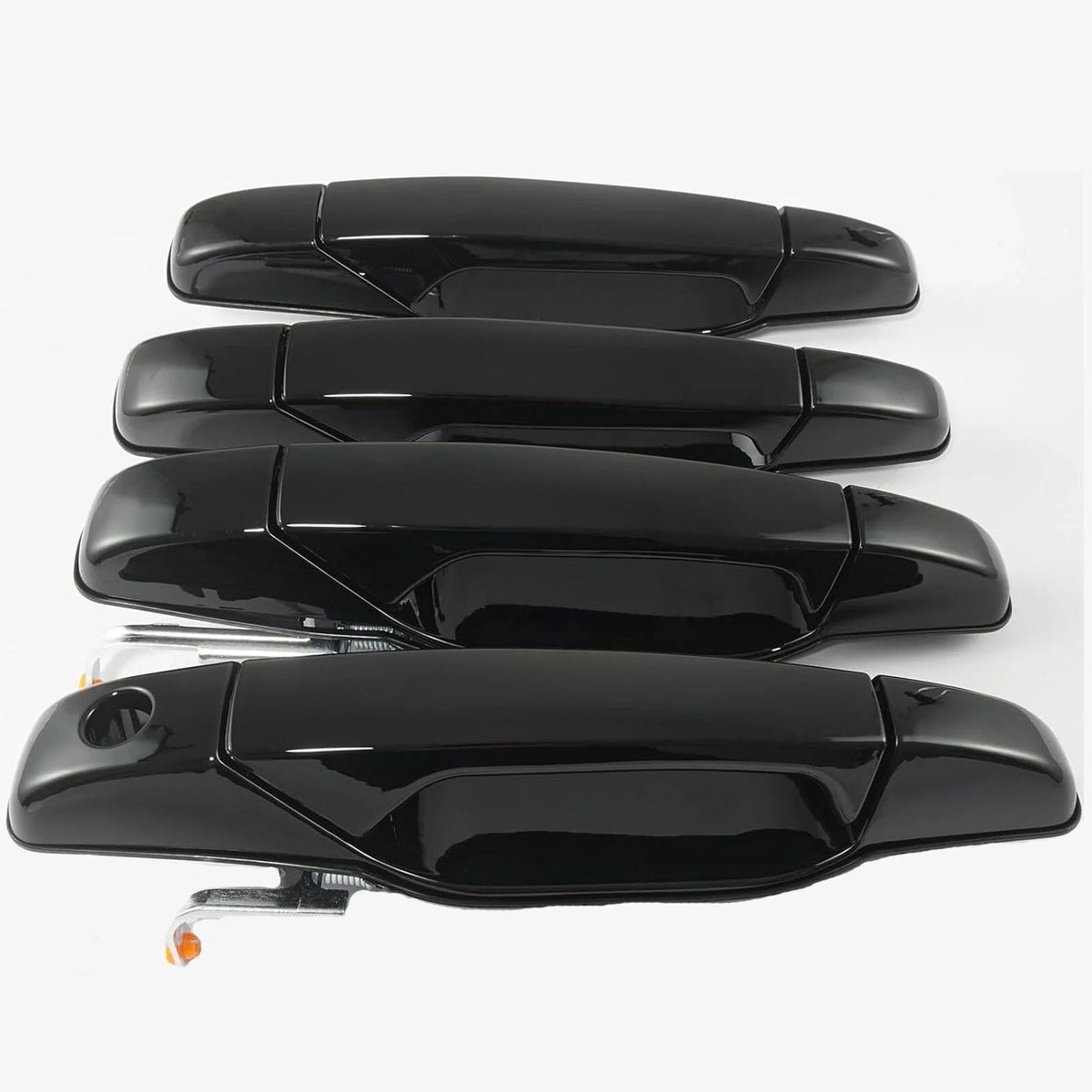 Set of 4 Black Door Handles for Escalade, Silverado 1500, Suburban (2009–2013)