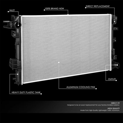 Full Aluminum Core Radiator for Ram 2500 3500 6.4L V8 (2019–2024)