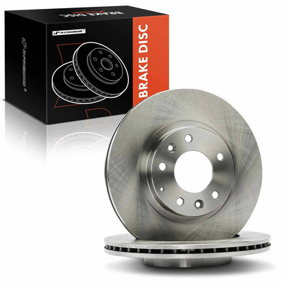 2X Disc Brake Rotors for Mazda MX-5 Miata (2006–2015) 12145075, BR900464, PRT5805