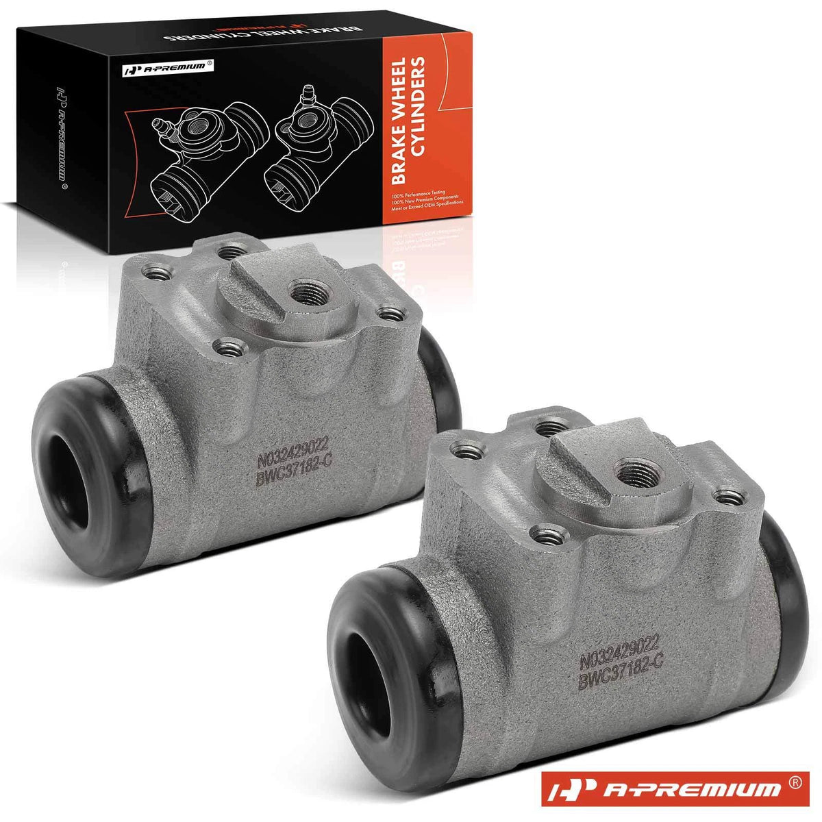 Set of 2 Rear Drum Brake Wheel Cylinders for Chevy C50 (1968–1970) 5468892, W37182