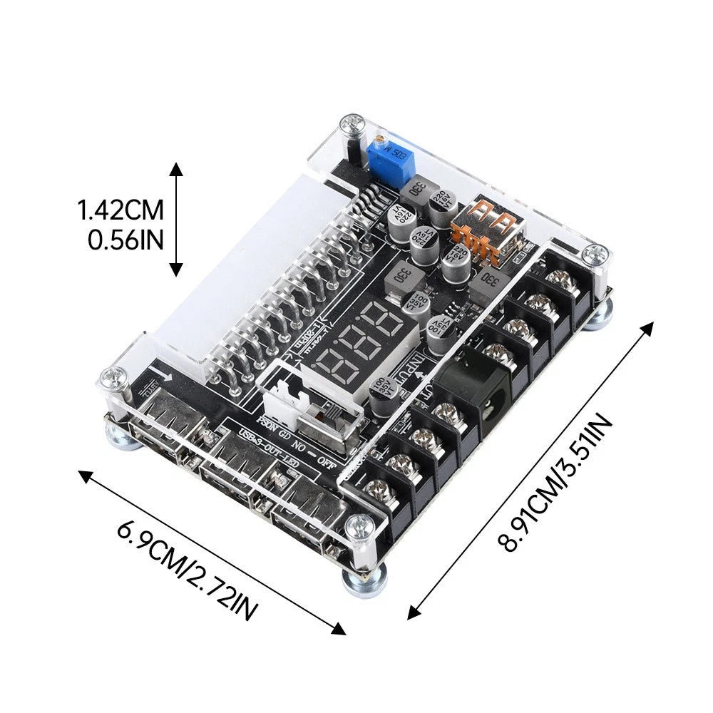 20/24 Pin Power Adapter Board for Power Supply Module (Adjustable Voltage)