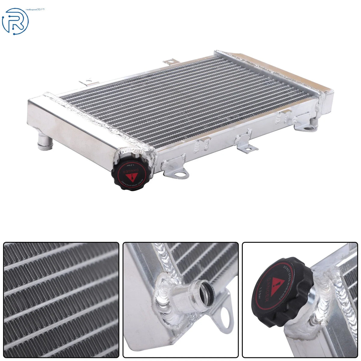 Aluminum Radiator for Kawasaki Mule 2500 2510 2520 (1993–2000) 39061-1270