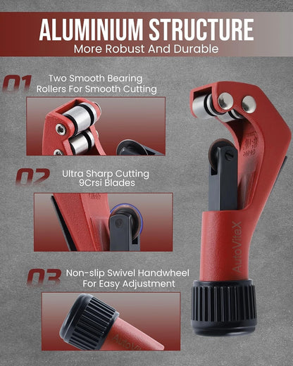 Tube Cutter for Stainless Steel (1/8" to 1-1/8")