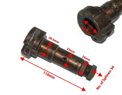 Kickstart Shaft & Bush for Norton Commando 750 850 (06-6169 04-0477)