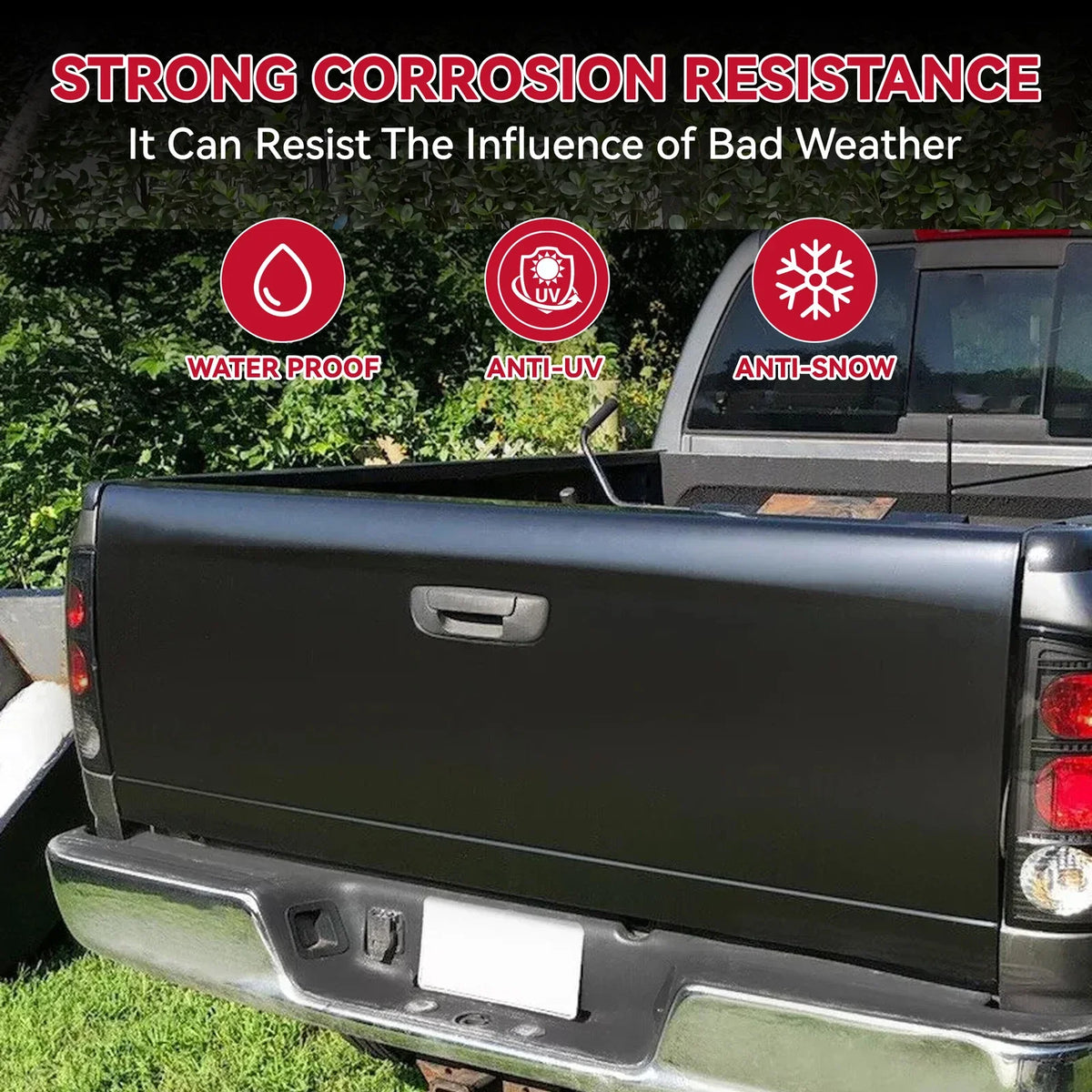 Steel Rear Tailgate for Dodge RAM 1500 2500 3500 (2002–2009)