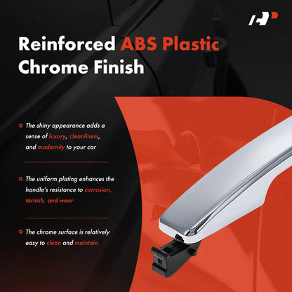 Rear Right Chrome Exterior Door Handle for Kia Soul (2014–2022) 83661-B2020, 83662-B2020