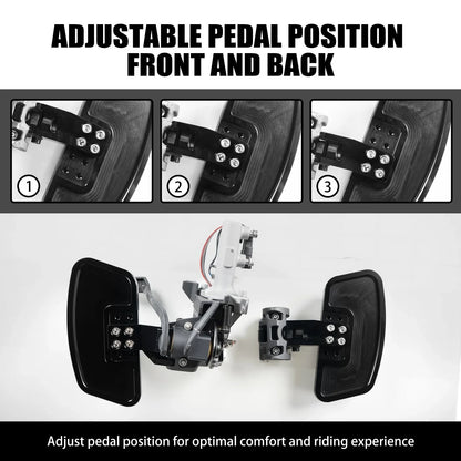Enlarged Footrest Footboard for Can-Am Ryker 900 Rally Edition (2019–2023)