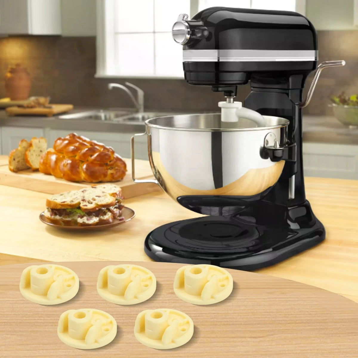 Set of 5 Rubber Feet Pads for Mixer (AP4326634, PS1488432)