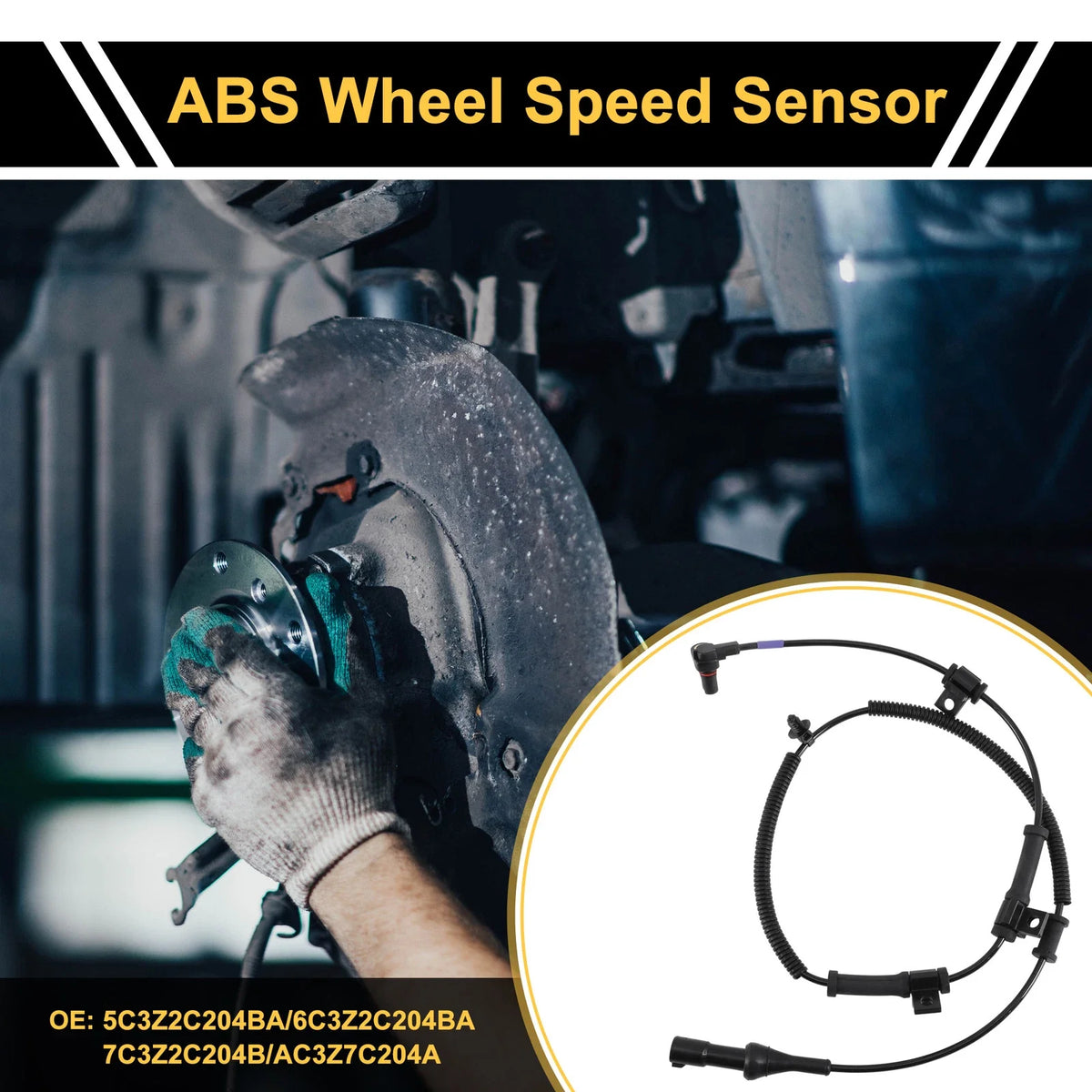 ABS Wheel Speed Sensor No. 5C3Z2C204BA for Ford F-250 F-350 (2005–2010)