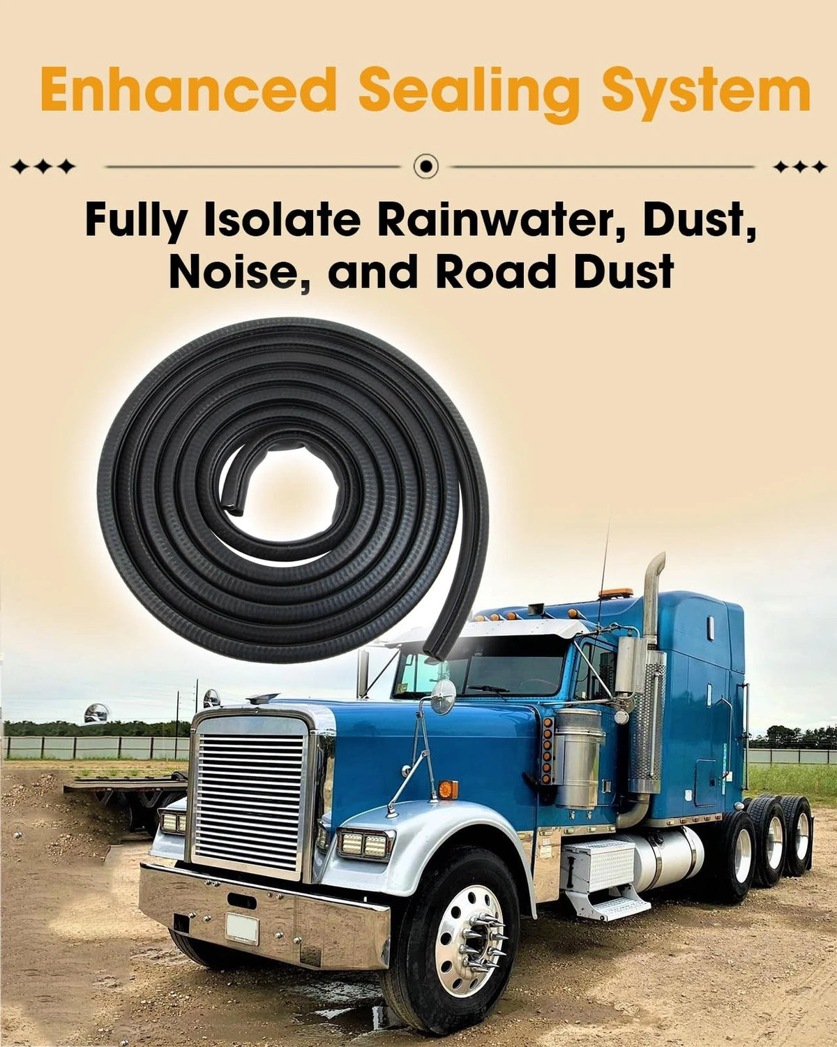 Truck Door Seal for Freightliner Classic