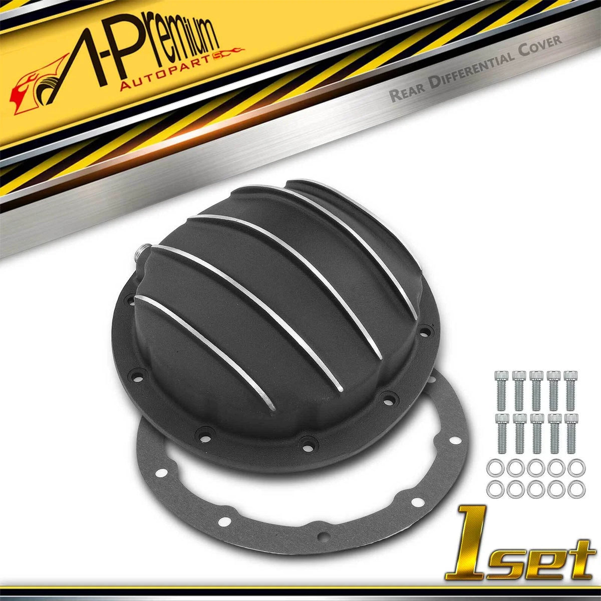 Rear Aluminum Differential Cover with Gasket for Chevrolet Ford