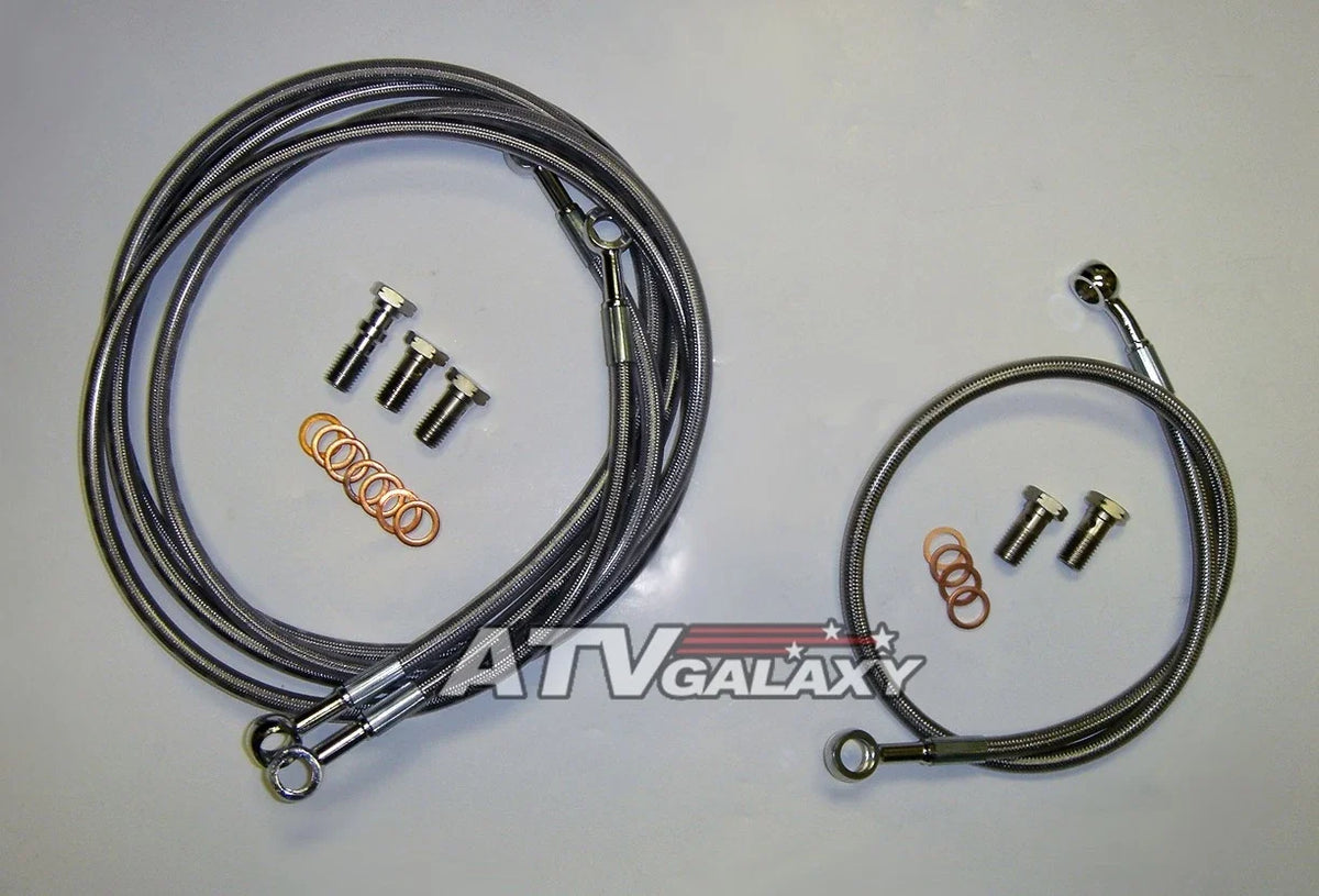 Steel Braided Brake Lines for Yamaha Banshee 350 (1987–2006)