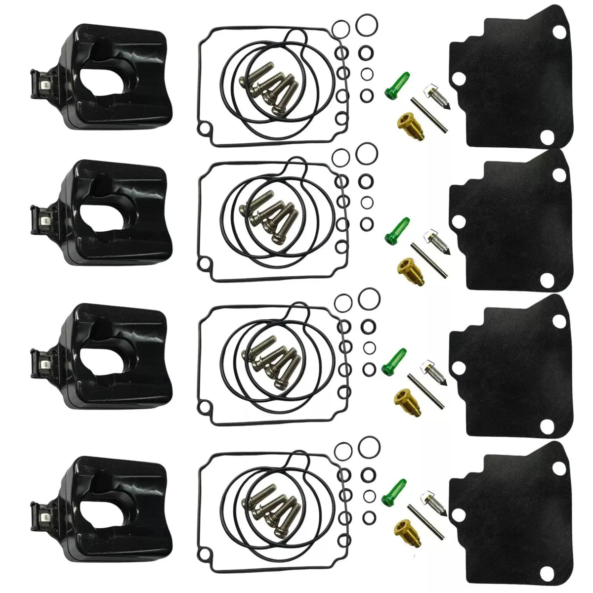 Set of 4 Carburetor Float Kits for Mercury 75-100HP 4 Stroke (804346T1, 67F-W0093-00-00)