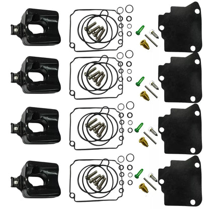 Set of 4 Carburetor Float Kits for Mercury 75-100HP 4 Stroke (804346T1, 67F-W0093-00-00)