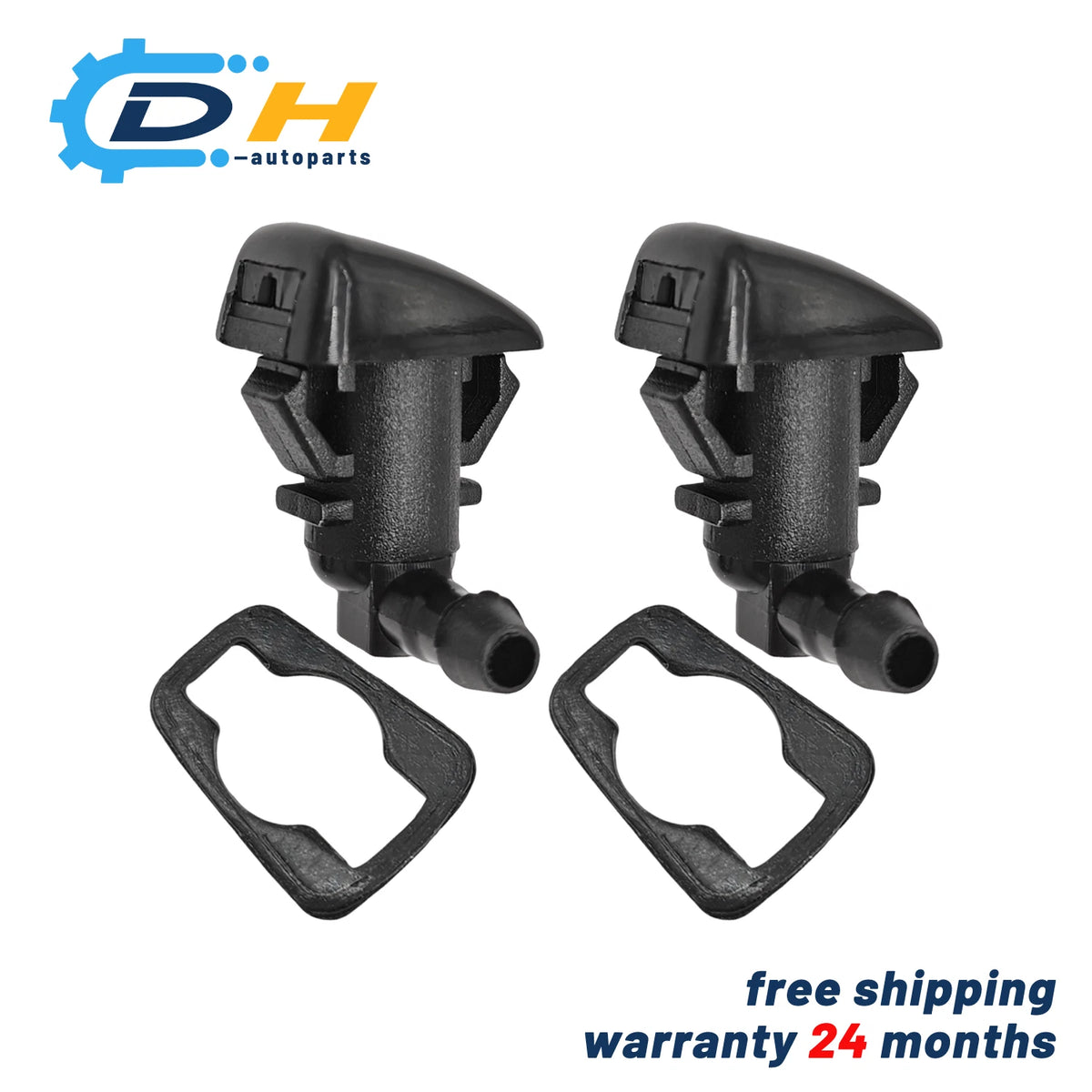 Pack of 2 Windshield Washer Nozzle Sprayer for Toyota Tacoma (85381-04030)