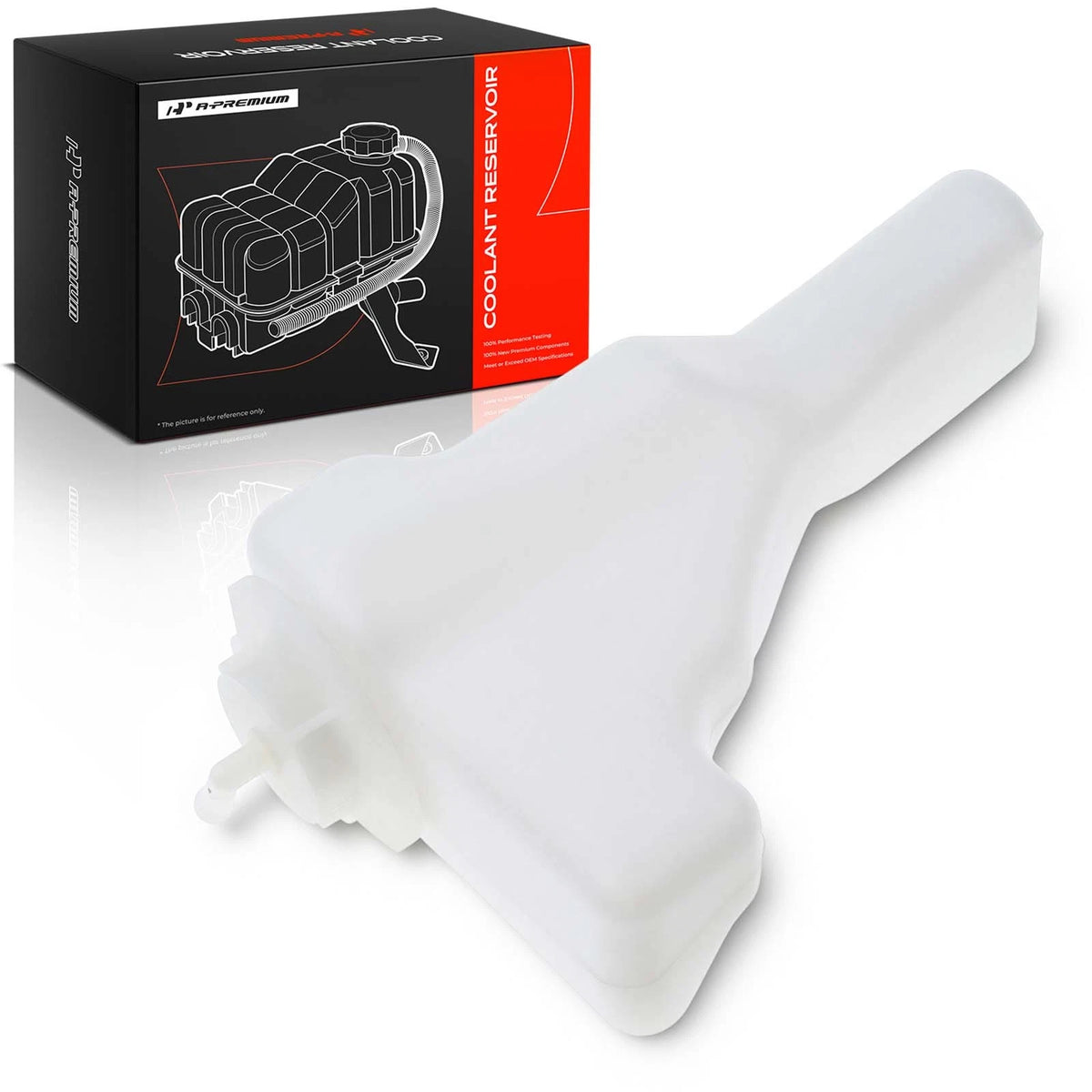 Front Engine Coolant Expansion Tank w/ Cap for Honda Civic (1996–2000) 19101P2A000, 603-803