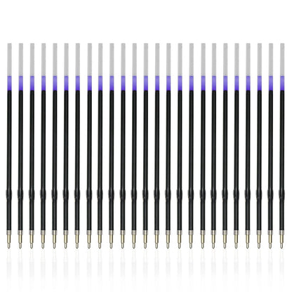 50 Pieces Ballpoint Refills for (1mm Black Ink)