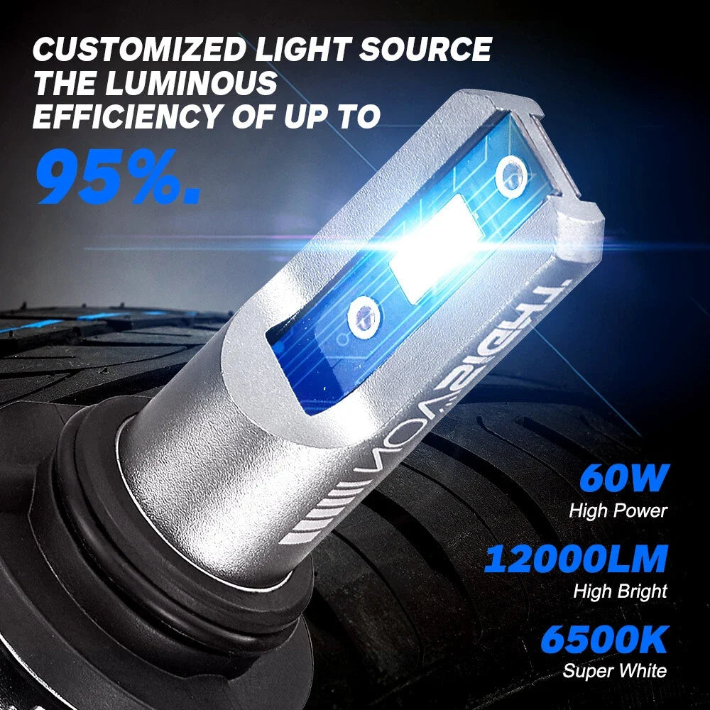4X 9005 HB3 + 9006 HB4 LED Headlight Kit for Combo