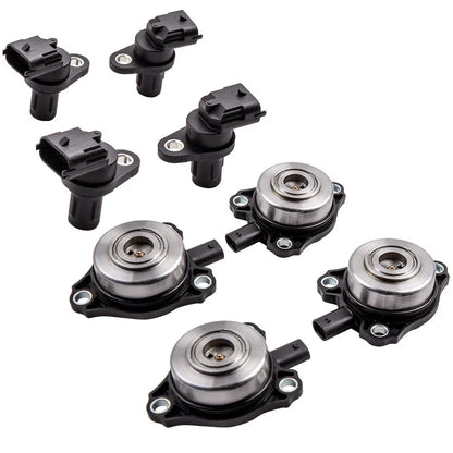 8pcs Camshaft Position Sensor & Adjuster Magnet for Mercedes-Benz CLK350 SL550 (2007–2009)