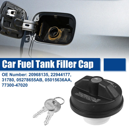 Fuel Tank Filler Cap Cover for RAM 1500 2500 3500 (2011–2016) 20968135, 718844785617