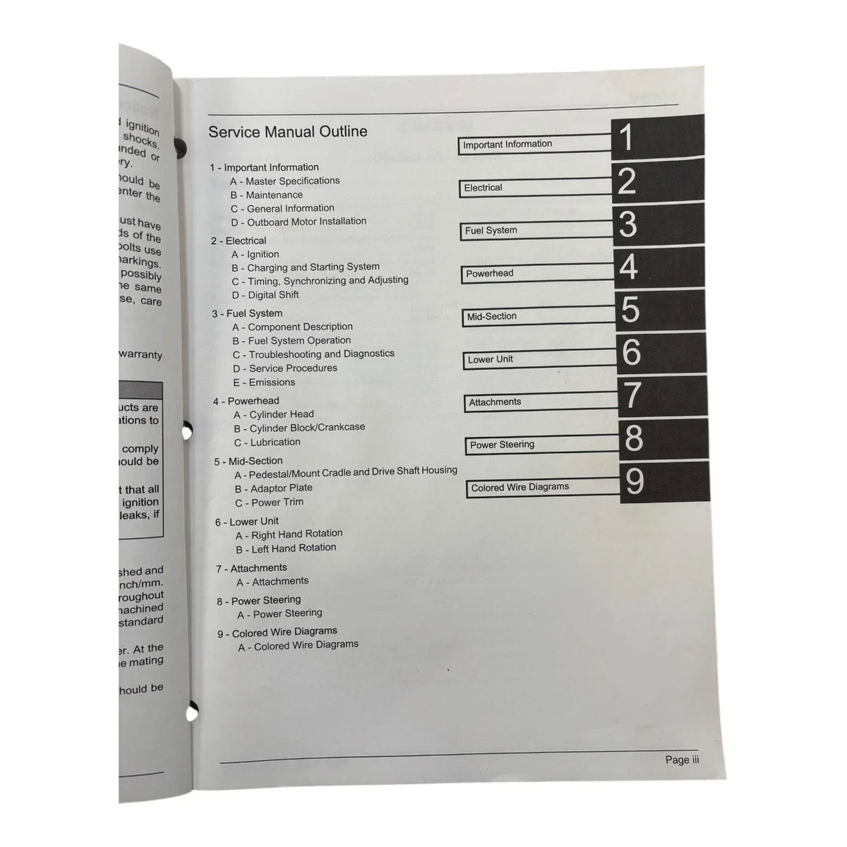 Service Manual for Mercury Verado 200/225/250/275 (2004–2023) 90-897928200