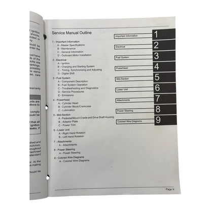 Service Manual for Mercury Verado 200/225/250/275 (2004–2023) 90-897928200