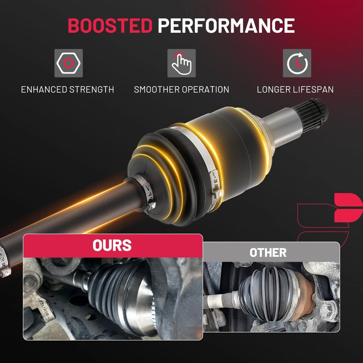 CV Axle Pair for Lexus ES300 (1997–2001) and Toyota Sienna (1998–2003)