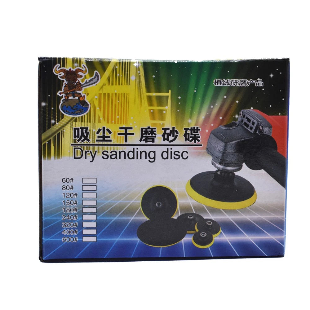 100Pcs 6-Inch Sanding Discs for Hook & Loop Sanding (Grit 80)