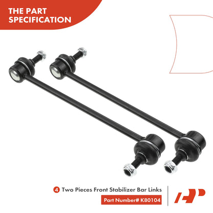 Set of 8 Front Wheel Bearing Control Arm Ball Joints for Ford Escape (2001–2012)