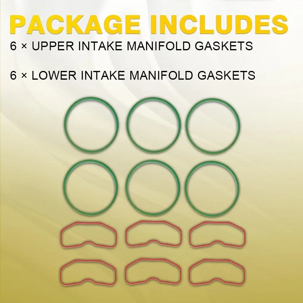 12X Intake Manifold Gaskets for Audi 3.0T S4 S5 A6 A7 A8 Q5 (2010–2021)