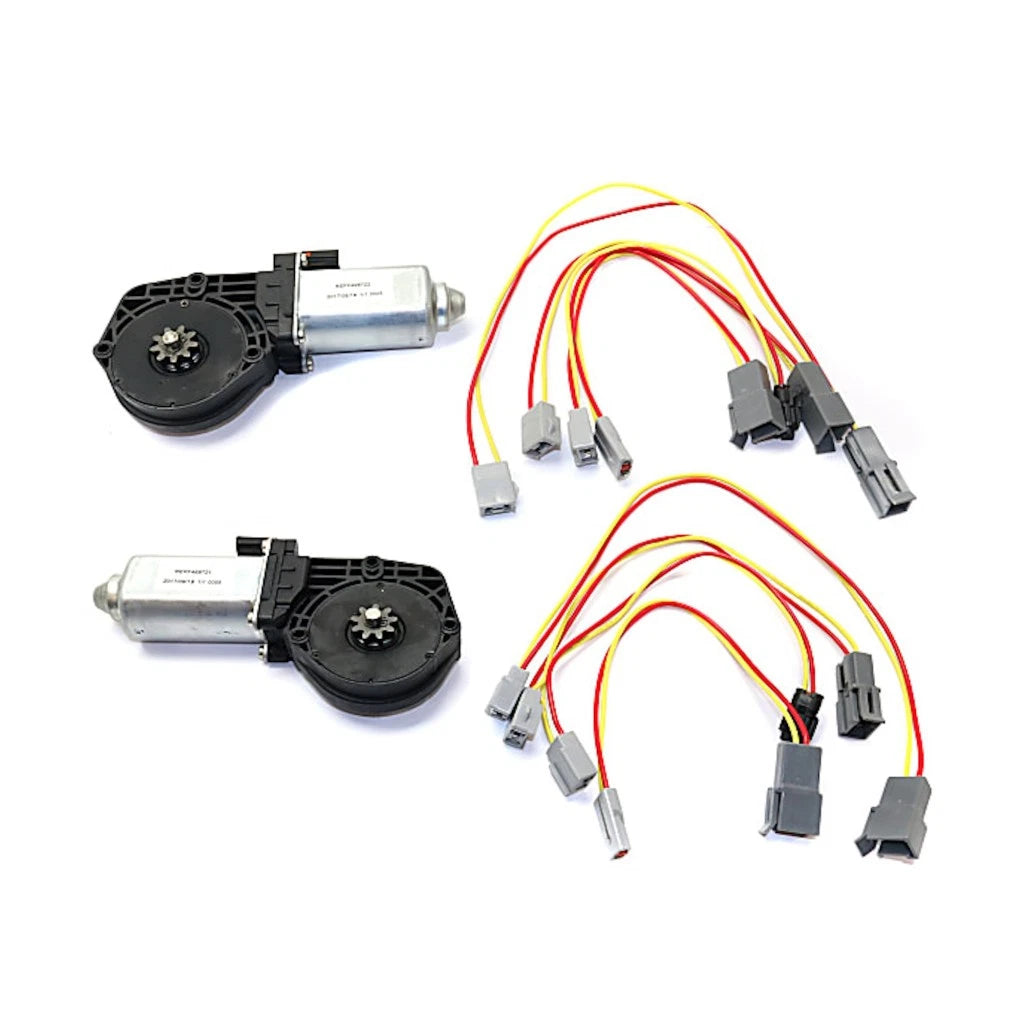 Set of 2 Window Regulator Motors for Ford Thunderbird (1990–1997) CLX-M0-USA-SET-REPF468721-CL360A78, FO1356105, FO1357105