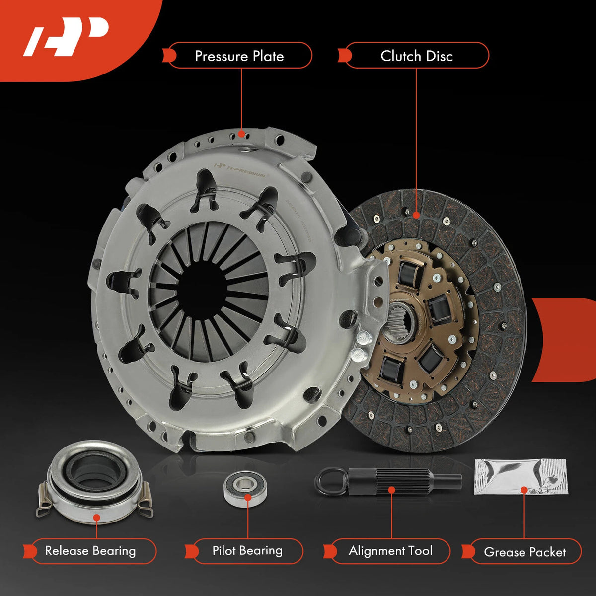Clutch Kit for Lexus ES300, Toyota Camry, Corolla (1992–1994) 16-062