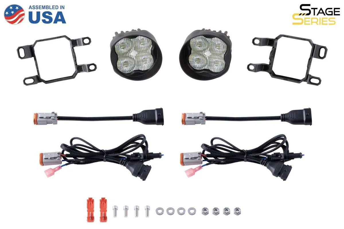 Diode Dynamics SS3 LED Fog Light Kit Max White SAE for Toyota (2010–2020)