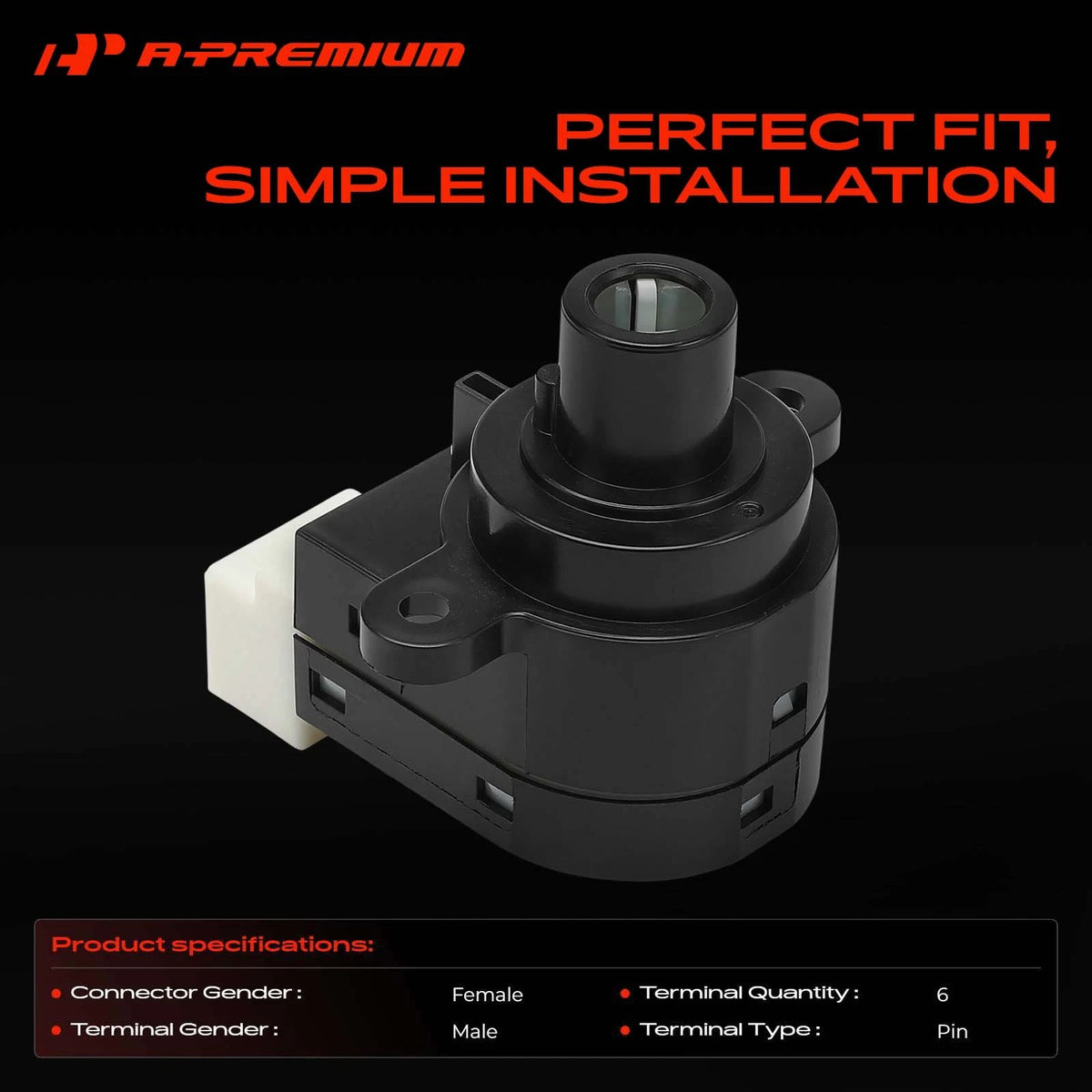 A-Premium Ignition Switch for Chevy Camaro, Traverse, Cadillac CTS, Buick Enclave (1S10954, 20965947, 82184907, 92174907, 92184907, US1033)