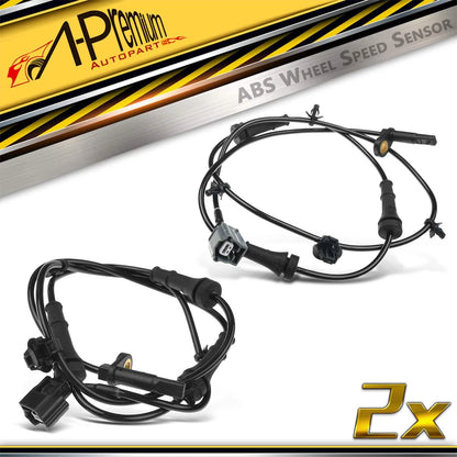 2X Rear ABS Wheel Speed Sensors for Nissan Murano (2015–2020) 479005AA0A, 47901-5AA0A, ALS2788, ALS2785