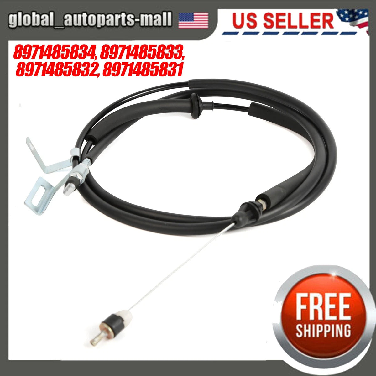Engine Control Accelerator Cable for Isuzu NPR NPR-HD NQR (1998–2004) 7148583, 8971485834, 8971485833, 8971485832, 8971485831