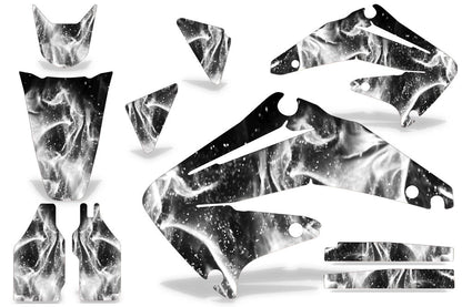 Decal Graphics Kit for Honda CRF450R (2002–2004) Flames White