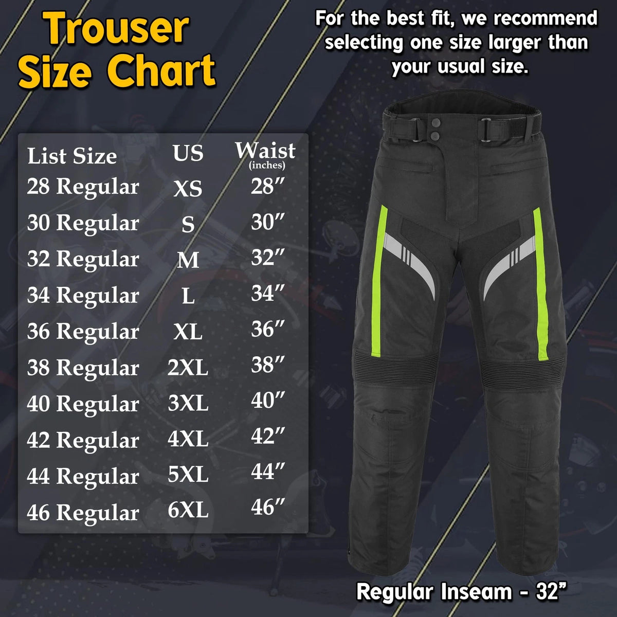 Waterproof Armored Motorcycle Pants with Removable Protectors