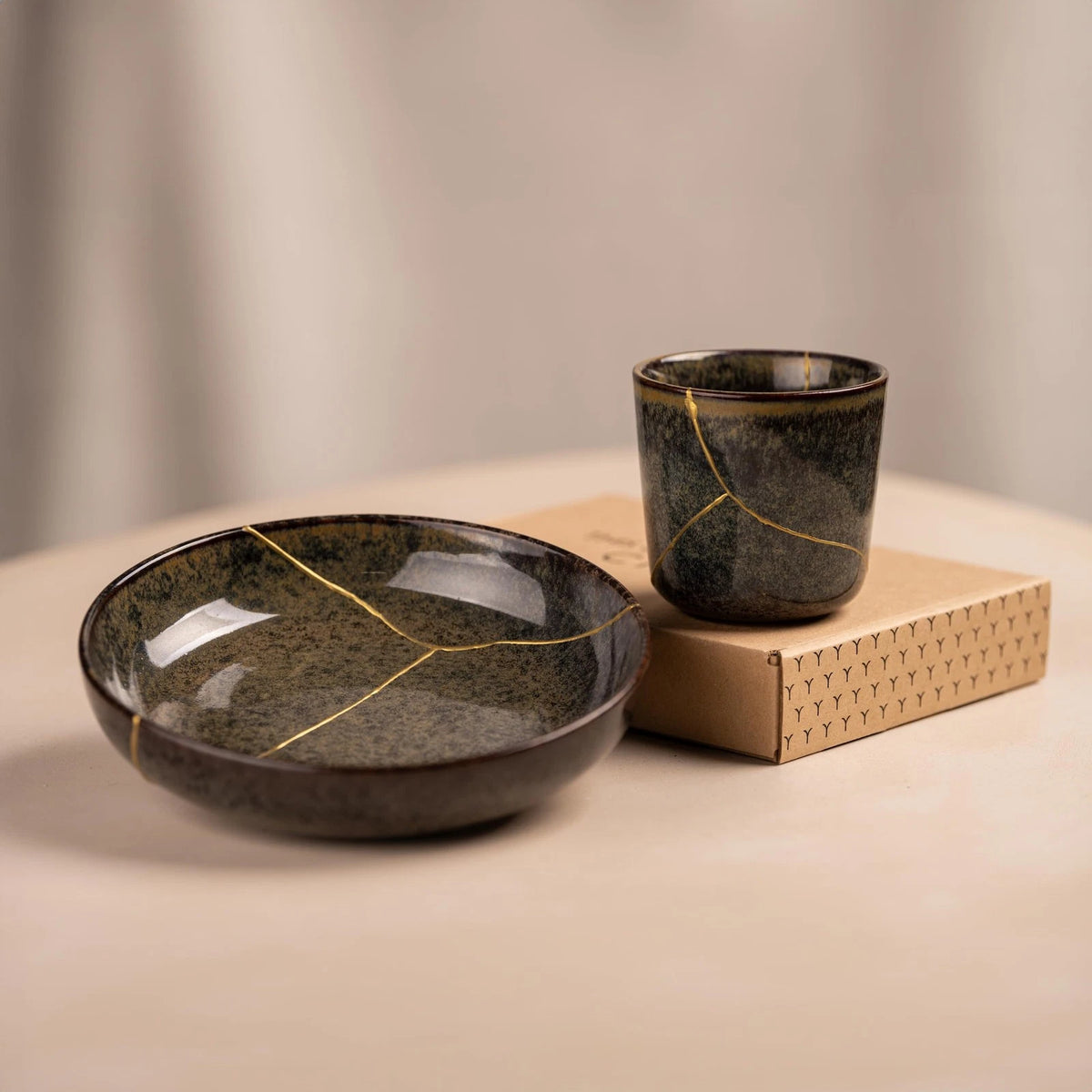 Kintsugi Repair Kit for Modern Use - Gold Glue - Food Safe