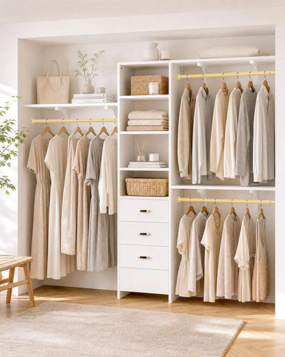 Adjustable Heavy-Duty Closet Rod for 17-40 Inch Spaces