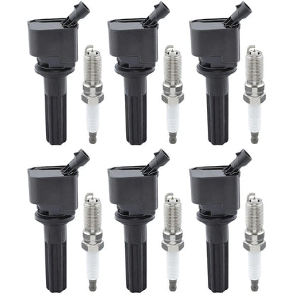 Ignition Coil and Spark Plug Kit for Chevy Trailblazer Saab 9-7x (2002–2009)