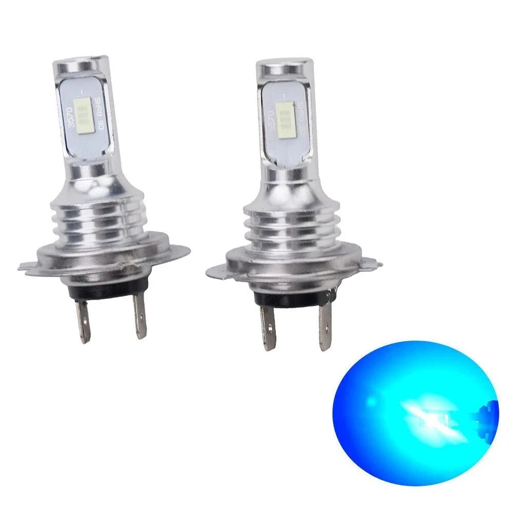 LED Headlight Bulbs Kit H7 80W 8000LM 8000K for