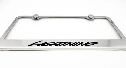 Chrome Stainless License Plate Frame for Ford F-150 Lightning (2022–2024)