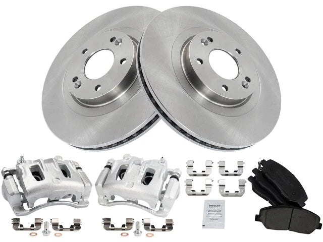 Set of 4 Brake Pads and Rotors for Hyundai Santa Fe (2013–2016) 22593GYPM
