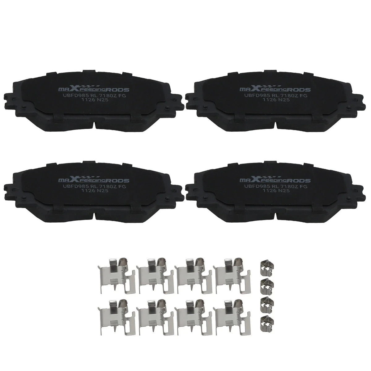 Front Ceramic Brake Pads Set for Toyota Corolla Matrix Prius V RAV4 (2006–2018)