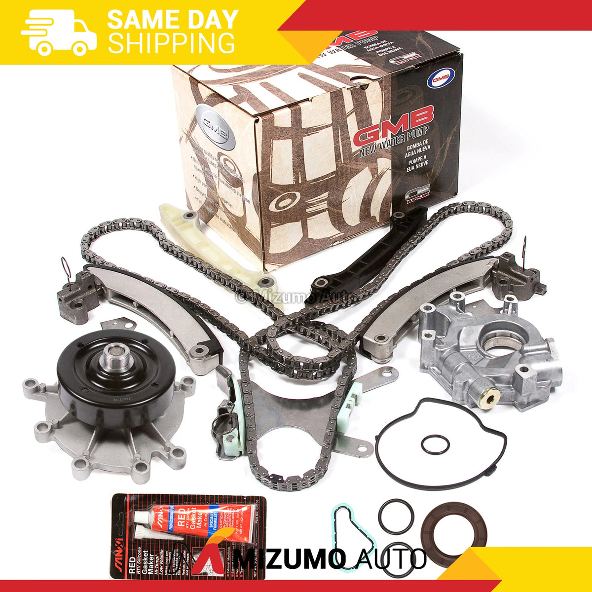 Timing Chain Kit for Chrysler Dodge 3.7 SOHC (2002–2010) MA-4216900028, 53021295AA, 53020680, 53020681