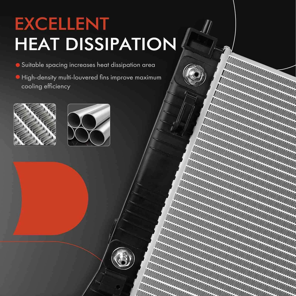 A-Premium Radiator w/ Trans Oil Cooler for Mitsubishi Outlander (2022–2023) 1350B182