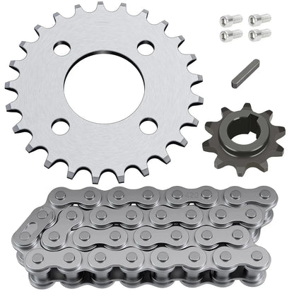 Sprocket Set 25T 10T 32 Links for Coleman CK196 (196cc 6.5hp)